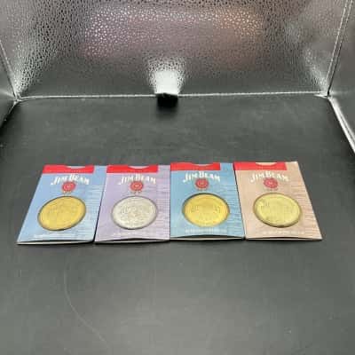 Jim Beam 4 Collector Series Coins
