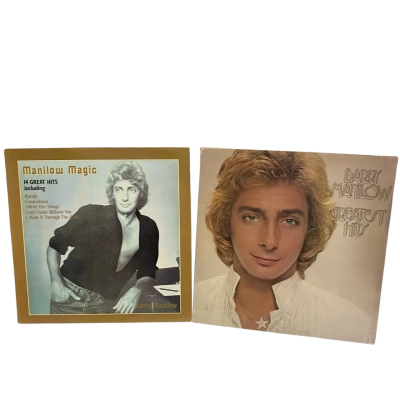 Barry Manilow Greatest Hits & Barry Manilow 14 Great Hits Vinyls 