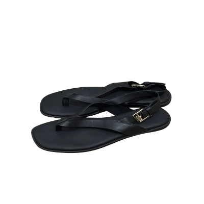 Tommy Hilfiger Womens  Size 37 Sandals Black  