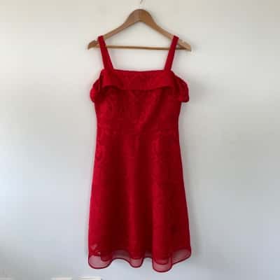 Review Red Puerto Rico Dress Size 12