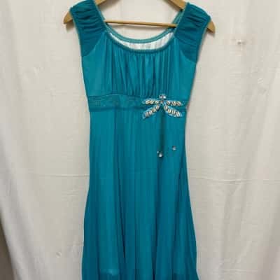 Beautiful Teal Evening & Prom Dress Sz L