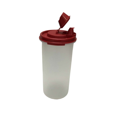 Vintage Tupperware Stor N Pour Container With Red Lid