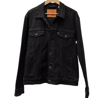 Levi Strauss & Co. Black Denim Trucker Jacket Size M