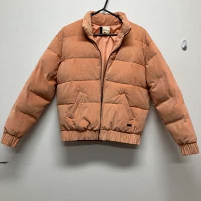 Roxy Womens  Size S Puffer Jacket Peach 