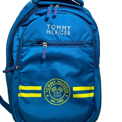 Tommy Hilfiger Tommy Hilfiger backpack featuring a prominent brand logo and sporty graphic design on the front