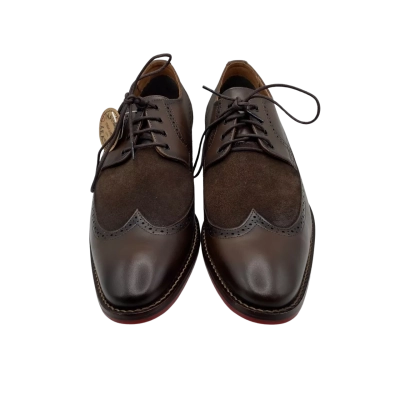 Ferracini Men’s Leather Size 44/11 Brown Dress Shoes
