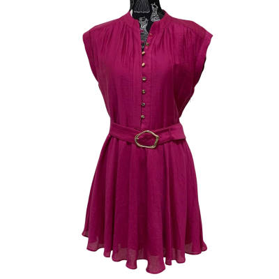 Forever New Womens  Size 12 Mini Dress Maroon (Claret) BNWT