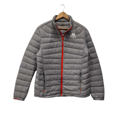 Kappa Unisex  Size XXL Light Puffer Jacket Grey 
