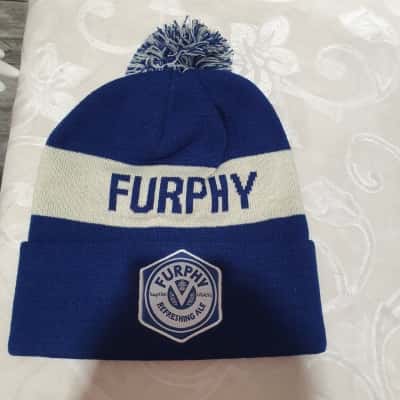  Mens  One Size Furphy Ale Beanie Blue / White 
