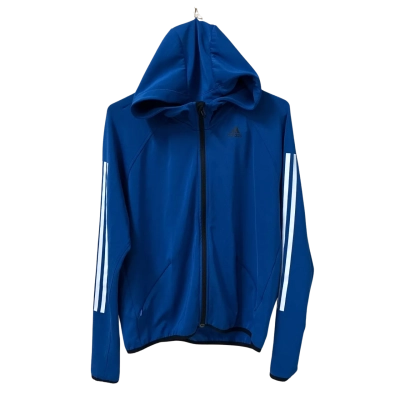 Adidas Womens  Size M Climalite Hoodie Blue 