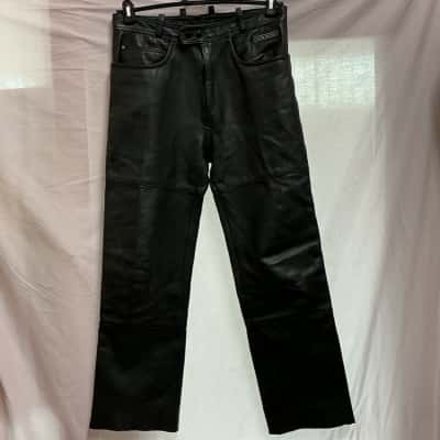 Harley Davidson Mens  Size 34 Straight Leg Pants Black  