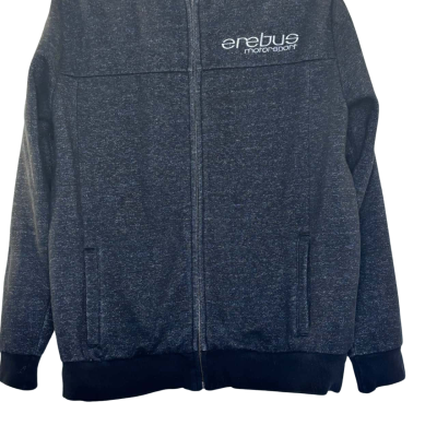 Erebus Motorsport  Mens  Size L Front Zipper Black  / Grey 
