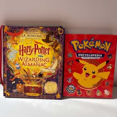 Book bundle - Harry Potter Wizarding Almanac  & Pokémon Encyclopaedia 