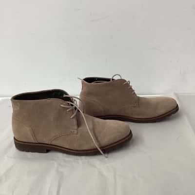 Rockport Trutech Mens suede beige desert boot Size  UK 8.5 