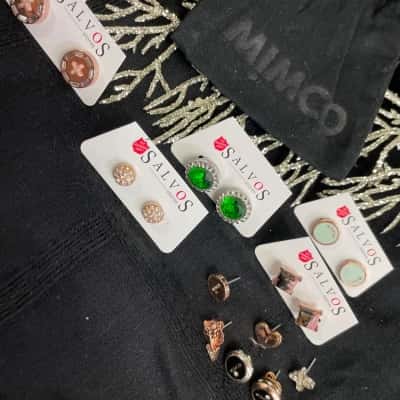 Mimco Stud Earrings x 5 + 6 Singles