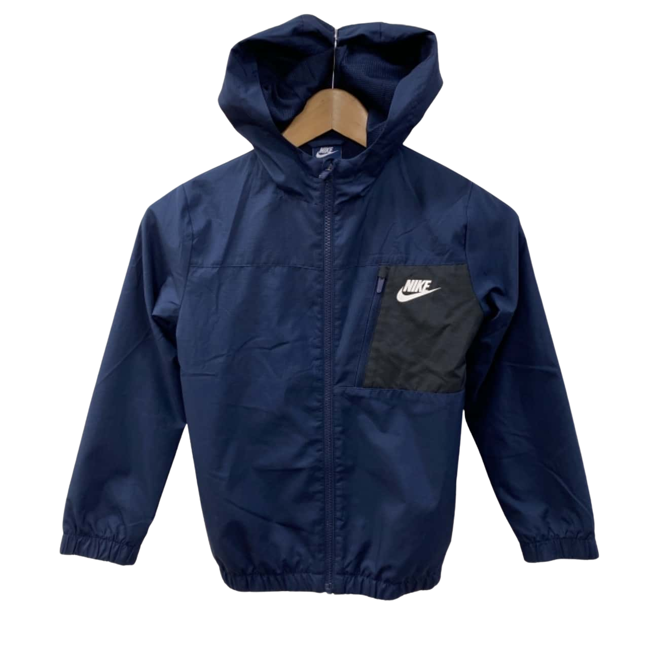 Nike Kids Size M Jackets Navy Blue (s)