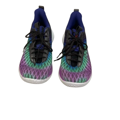 Men’s Under Armour Size 14 Blue / Green / Purple Sneakers 