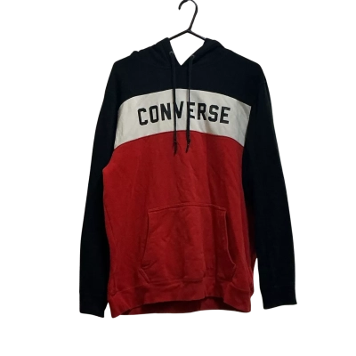 Converse Mens  Size L Hoodie Black  / Pattern / Red / White 