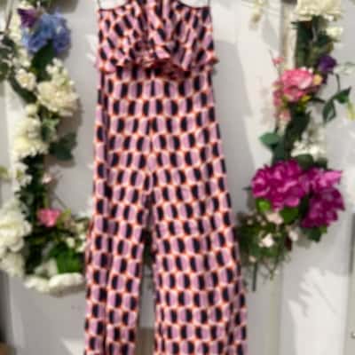Mister Zimi Size 6 Geometric pattern jumpsuit 
