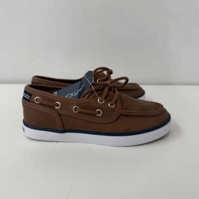 NEW - Nautica Boys Spinnacker Boat Shoes - Size UK 13 
