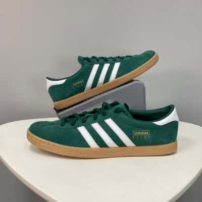 Adidas Stadt Mens  Size 13 Sneakers Green / White 