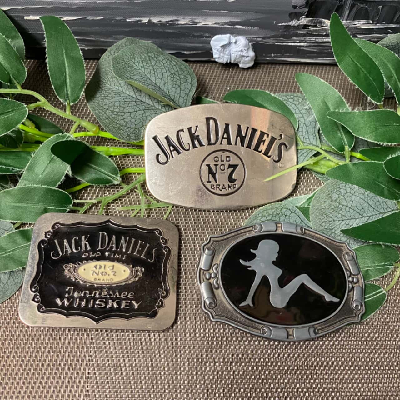 3x Jack Daniels belt buckles- please read description (s)