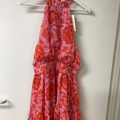 Tussah Womens  Size 12 Casual Dress Pink  / Red 