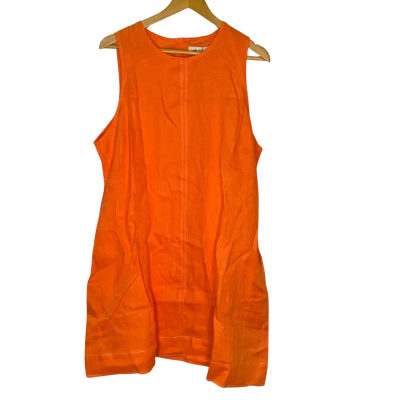 Eb&ive Womens  Size L Midi Dress Orange 