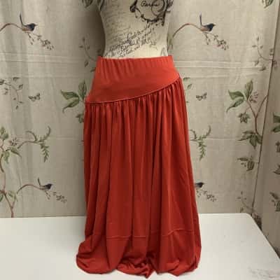 Sass & Bide Samantha Womens  Size L Maxi Skirt  Geranium