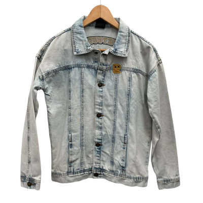 Rock Your Kid Pale Blue Faded Kids Size 13 Denim Jackets BNWT