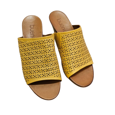 Bueno Womens  Sandal Size 39 Mustard 