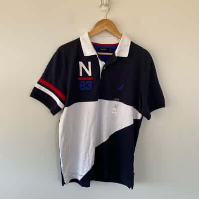 Nautica Navy Blue T-shirt  Size M 
