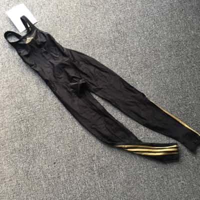 BNWT Adidas Womens  Size 6 / S Black  / Gold Bodysuit.  HTH2