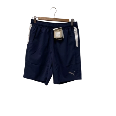 Puma Mens  Size S Navy Blue / White sports shorts