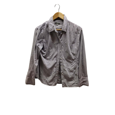 Yarra Trail Womens Size 12 Pinstriped Shirt
