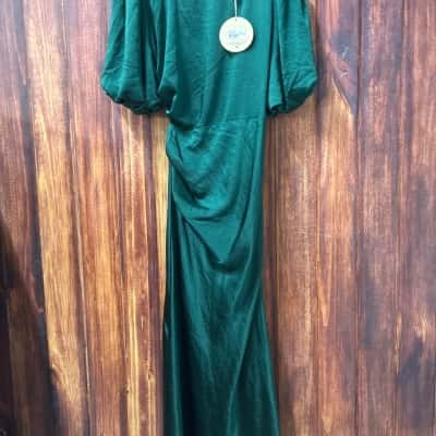  Azzurielle Size 14 Formal Dress  emerald green new 