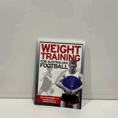 Weight training for Australian football book