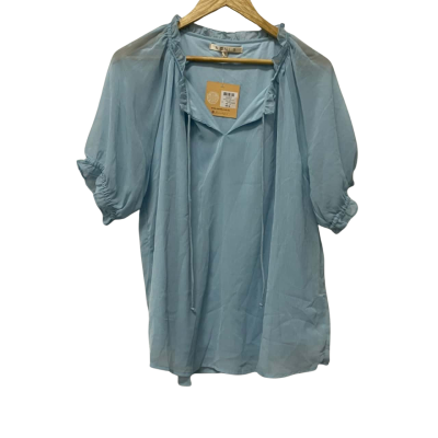 Noni B Womens  Size 16 Short Sleeve Top Blue 