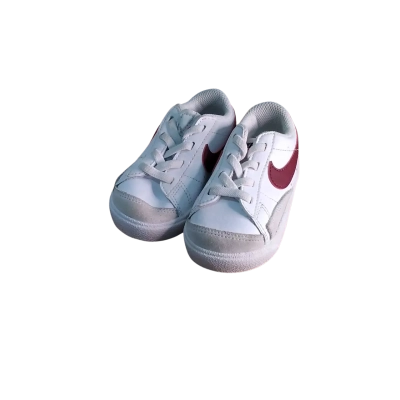 NIKE Blazer Low '77 Toddler Sneakers - White/Team Red - Size 4.5 UK