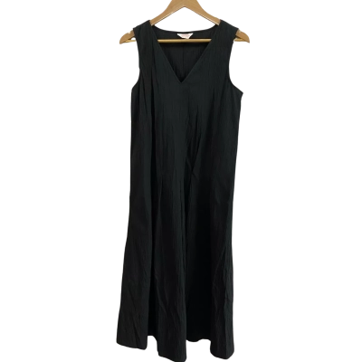 Gorman Womens  Size 10 Sleeveless Textured Maxi Dress Black