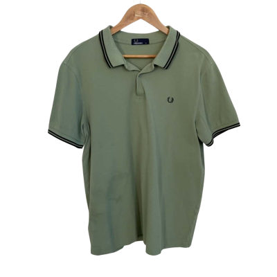 Fred Perry Mens  Size XL Polo Shirt Green 