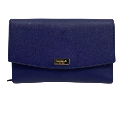 Kate Spade Women's Purse / Wallet Navy Blue With Strap