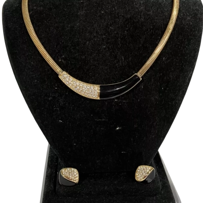 GOLD PLATED Black / Gold WOMENS 