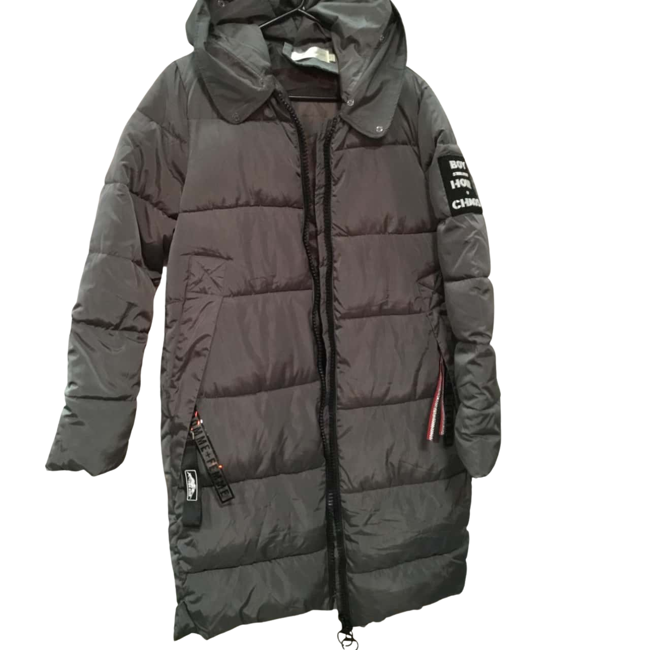 Other Womens Size XXXXL Puffer Jacket Grey long(s)
