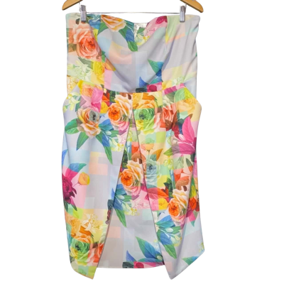 City Chic Size XS Patterned Dress