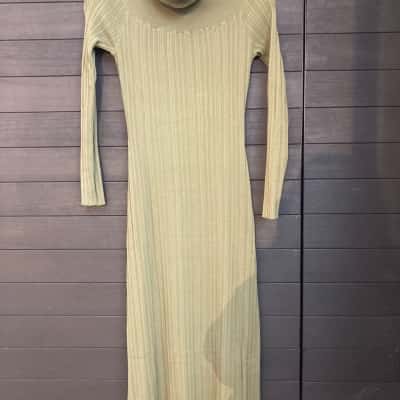 Thanne Womens (3) Size XL Maxi Dress Khaki 