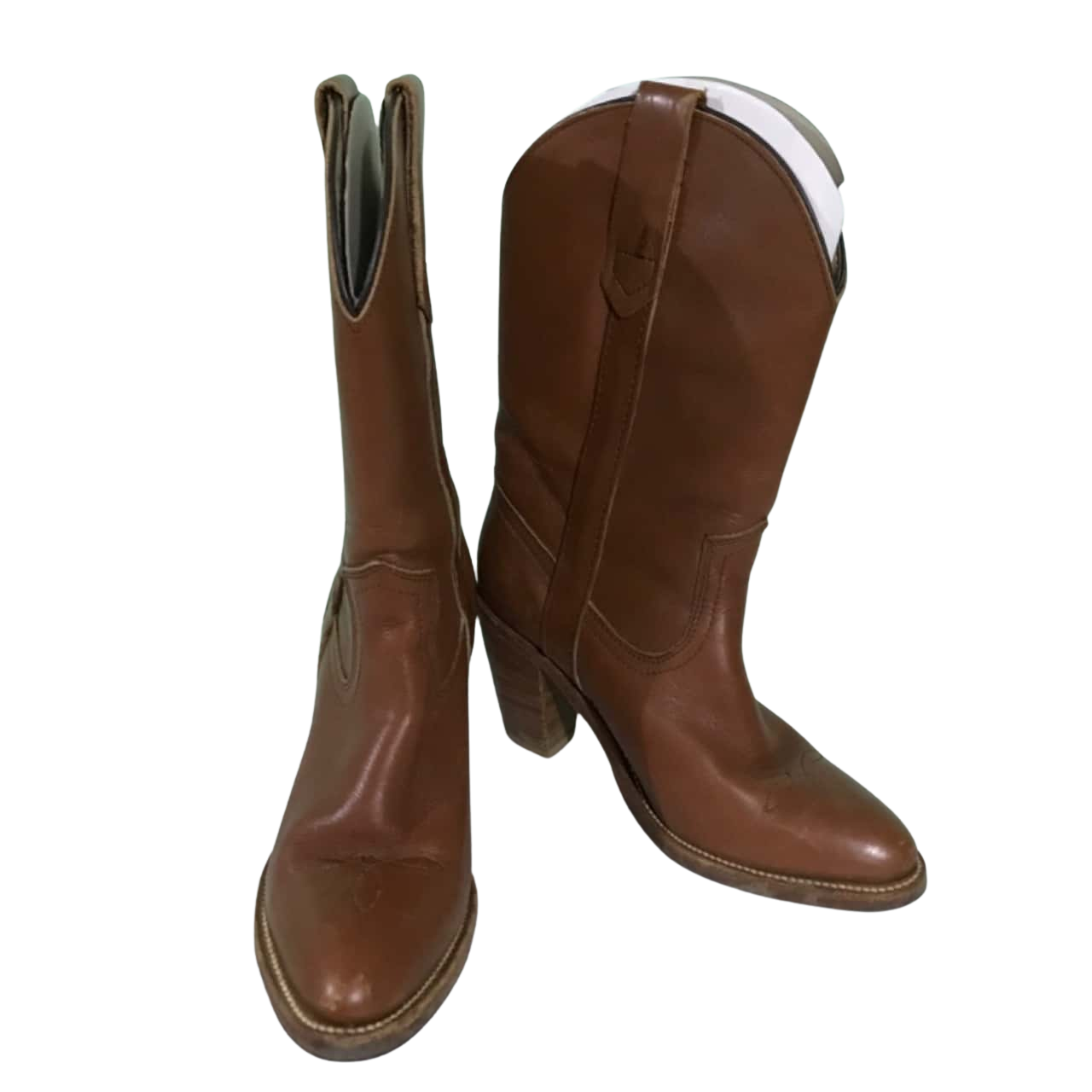 Frye Womens Size 6B Cowboy Boots Brown (s)