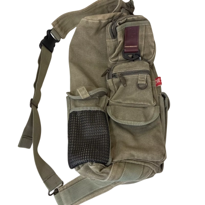 Diesel Mens Canvas Sling Bag 