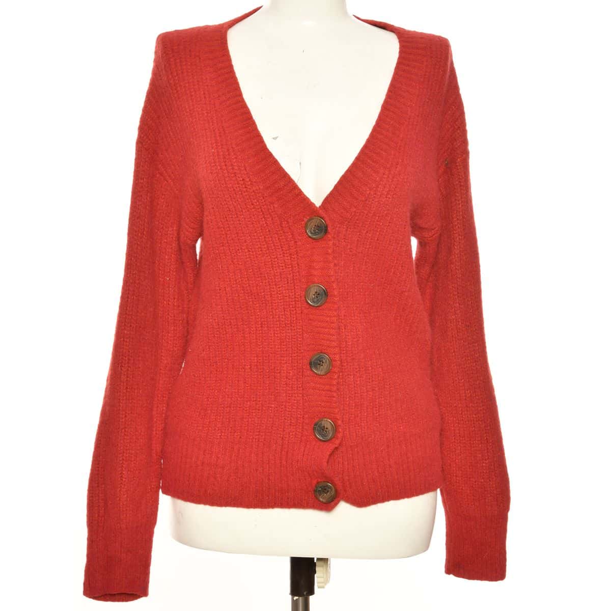 Forever 21 Womens Size S Knit Cardigan Red (s)