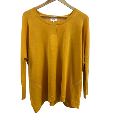Seed Heritage Womens  Size L Knitted Jumper Mustard 